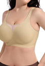 SHAPERX V-Mesh Wireless Support Bra
