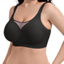 SHAPERX V-Mesh Wireless Support Bra