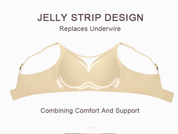 SHAPERX V-Mesh Wireless Support Bra - Mobile Image 4