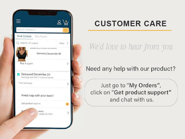 SHAPERX Deep-V Wireless Everyday Bra - Mobile Image 10