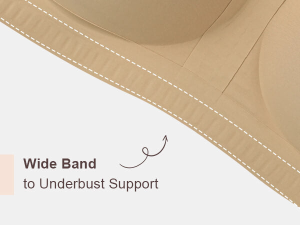 SHAPERX Deep-V Wireless Everyday Bra - Mobile Image 8