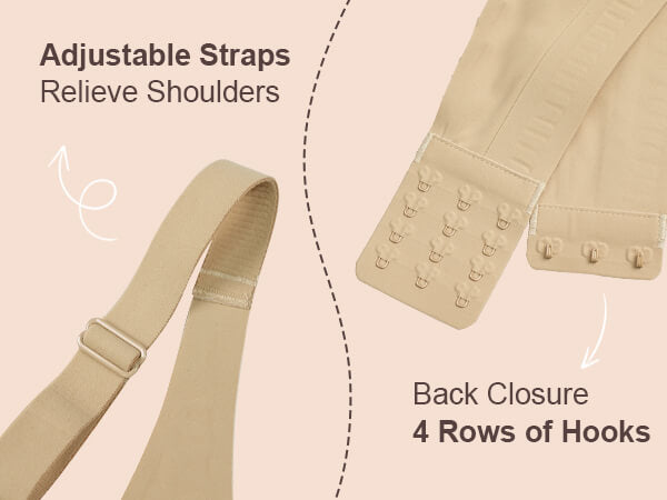 SHAPERX Deep-V Wireless Everyday Bra - Mobile Image 9