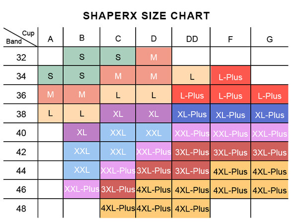SHAPERX Deep-V Wireless Everyday Bra