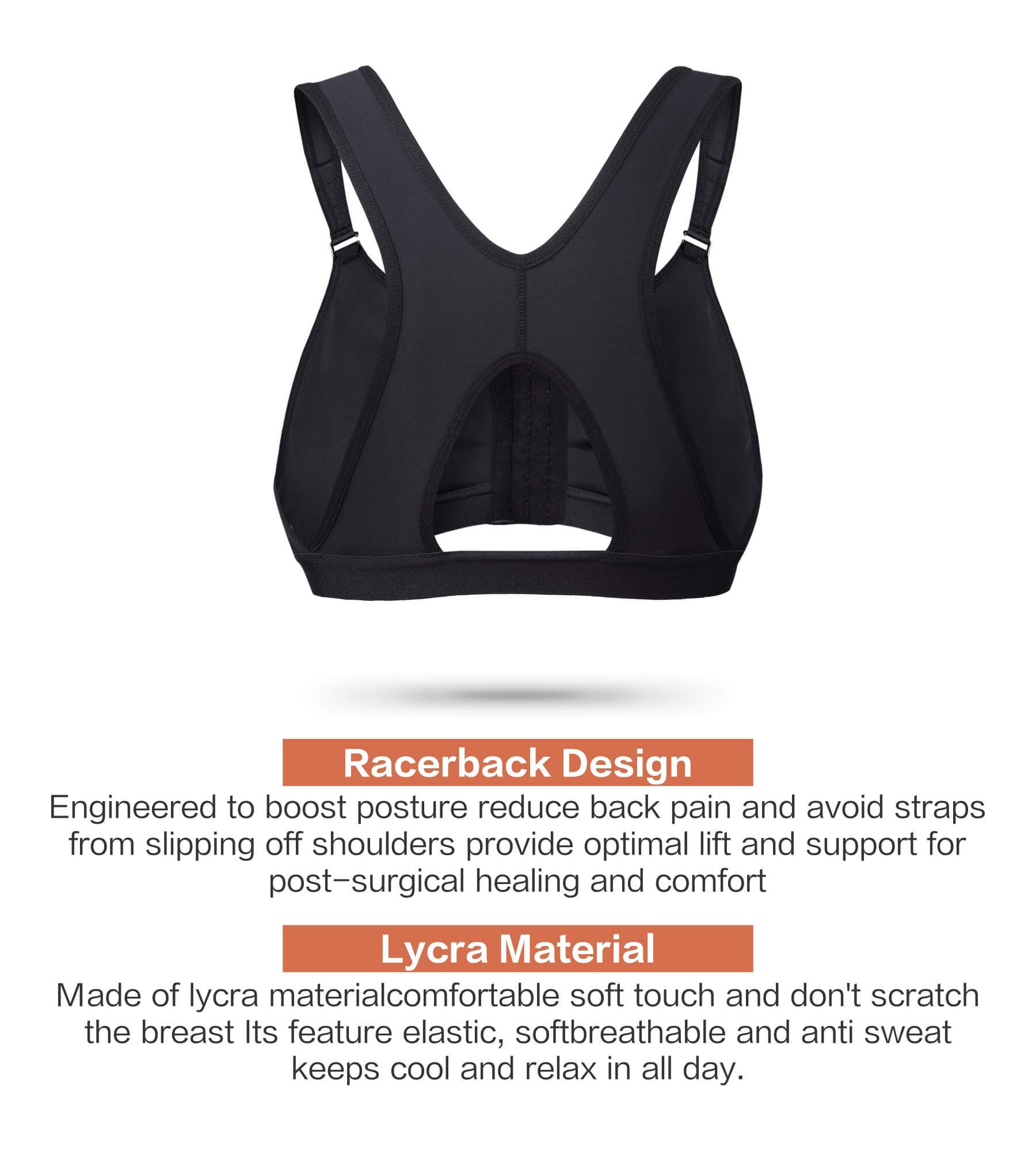 Shape Rx Front Closure Recovery Bra