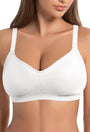 SHAPERX Seamless Lightly Lined Wireless Bra