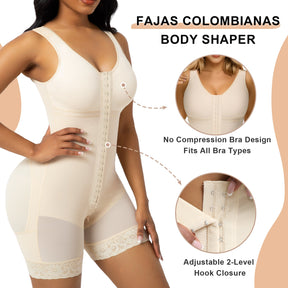 SHAPERX Women's Fajas Colombianas Tummy Control Shapewear Postpartum Full Body Shaper Butt Lifter Bodysuit SHAPERX