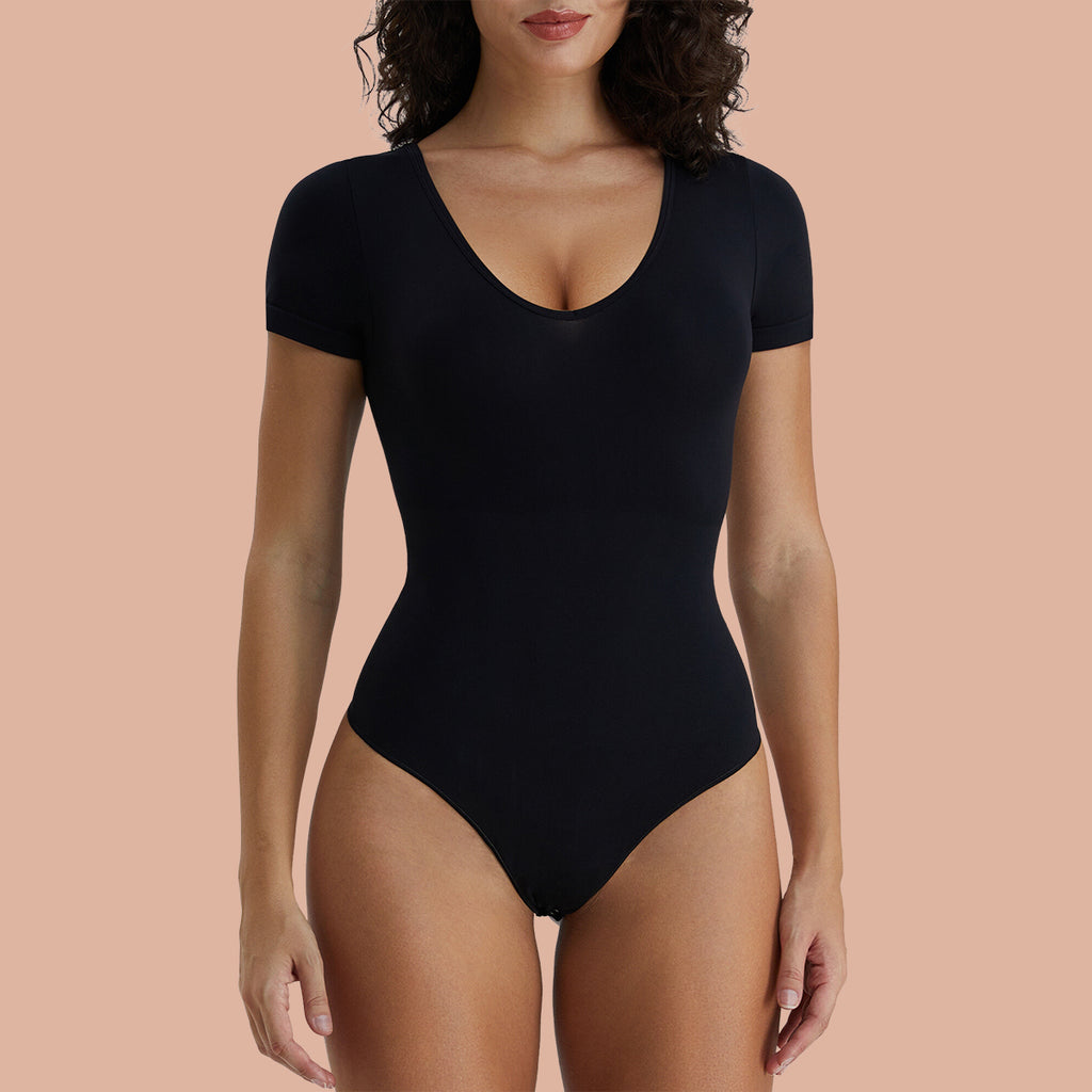 Shaperx Womens 5215 Umber Thong Body Shapewear Tank Top Bodysuit