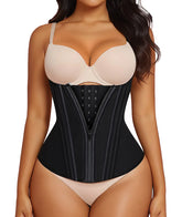 SHAPERX Waist Trainer for Women Tummy Control Workout Waist Cincher Corset Hourglass Body Shaper Zipper and Hooks