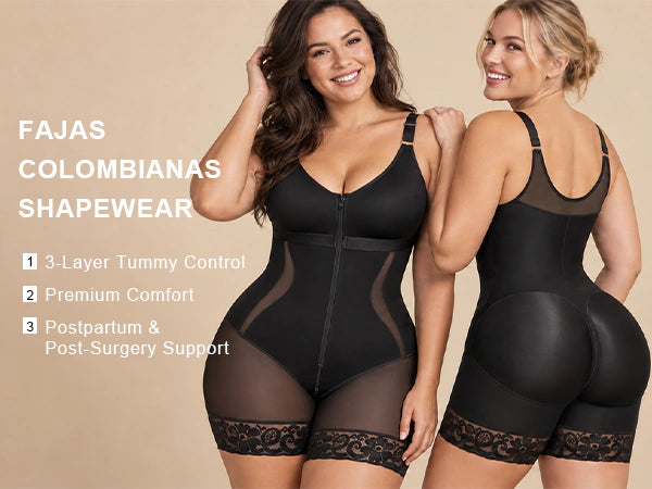 Curve-Defining Mid-Thigh Faja - Mobile Image 1