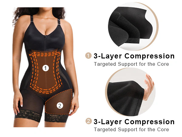 Curve-Defining Mid-Thigh Faja - Mobile Image 2