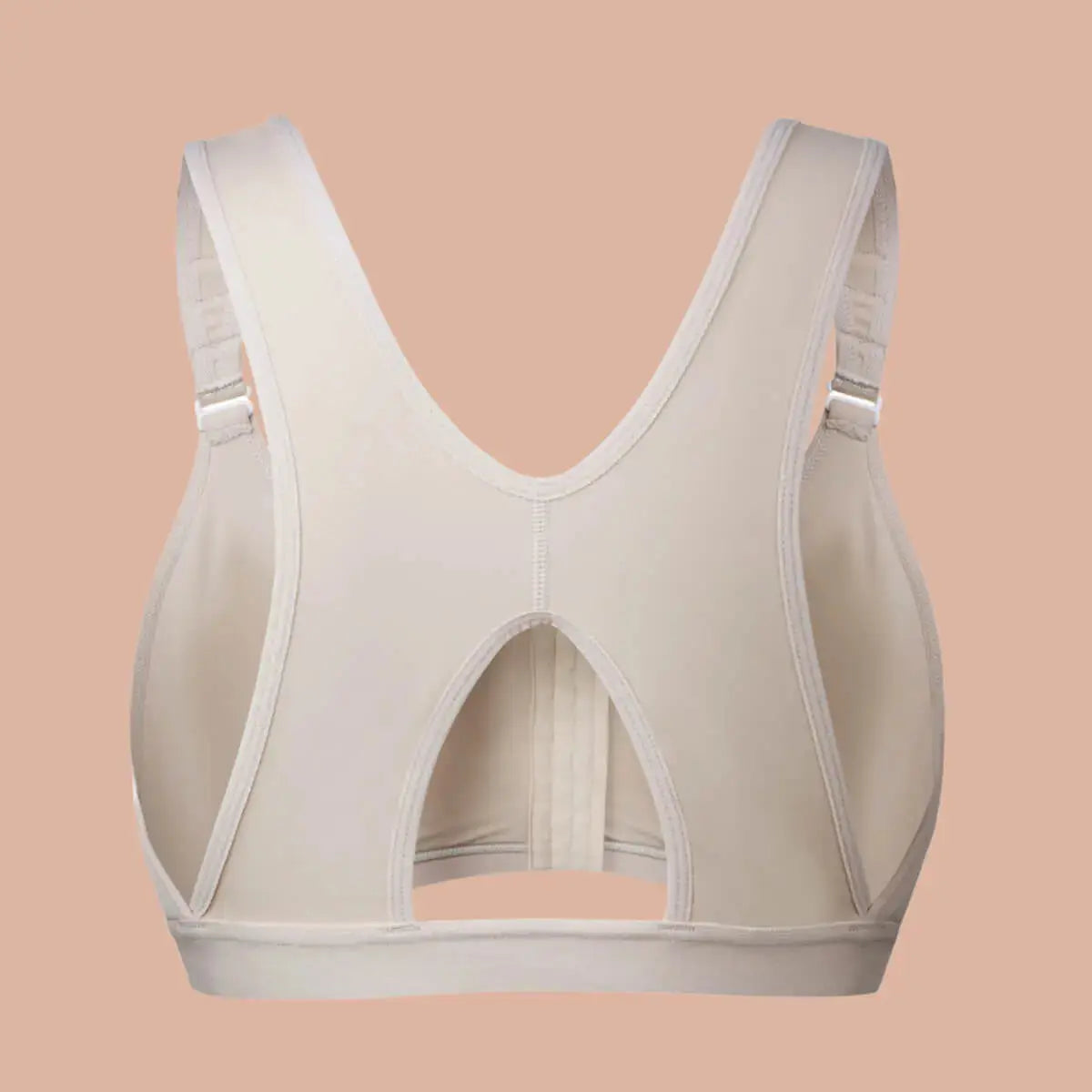 Women Push Up Bra Compression Shaper Post Surgery Front Closure Support  Brasier