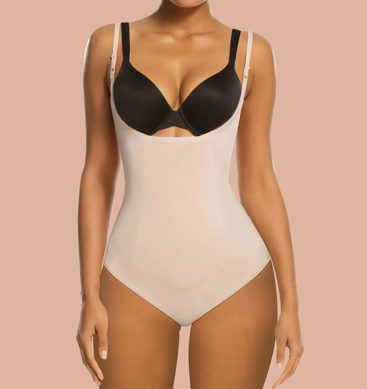 SHAPERX Low Back Bodysuit for Women Tummy Control Shapewear Seamless  Sculpting Body Shaper Thong Tank Top
