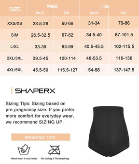 SHAPERX Maternity Sculpting Brief Shorts for Women SHAPERX