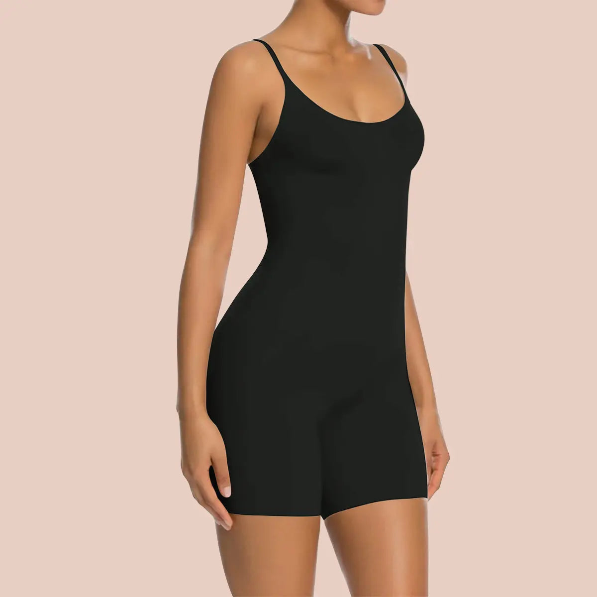 Shapewear Bodysuit for Women Spaghetti Strap Seamless Tummy Control  Bodysuits Plus Size One Piece Jumpsuit Shorts