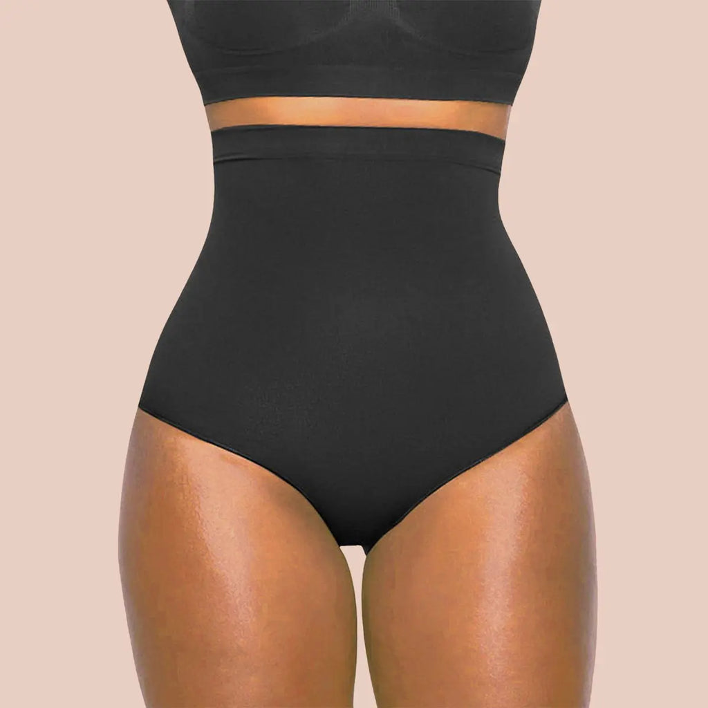 NURCIX 2Pcs Tummy Tightening Thong - Women's Seamless Shapewear, High Waist Tummy  Control Butt Lifter Underwear (Black,S) at  Women's Clothing store