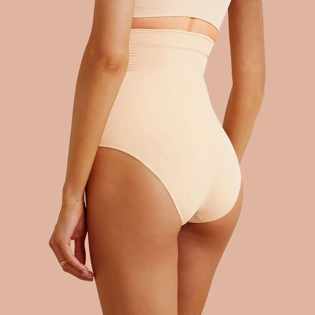 HZMM Periods Underwear Seamless Body Shaper with High Waist, Butt