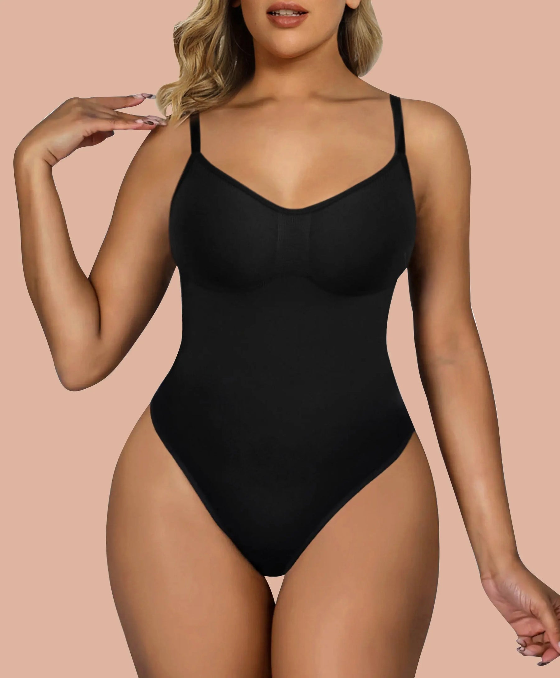 Generic Europe and the United States one-piece body shaper body belly lift  hip shaping bodysuit women's waist underwear elastic slimming body shaper  black XXL @ Best Price Online