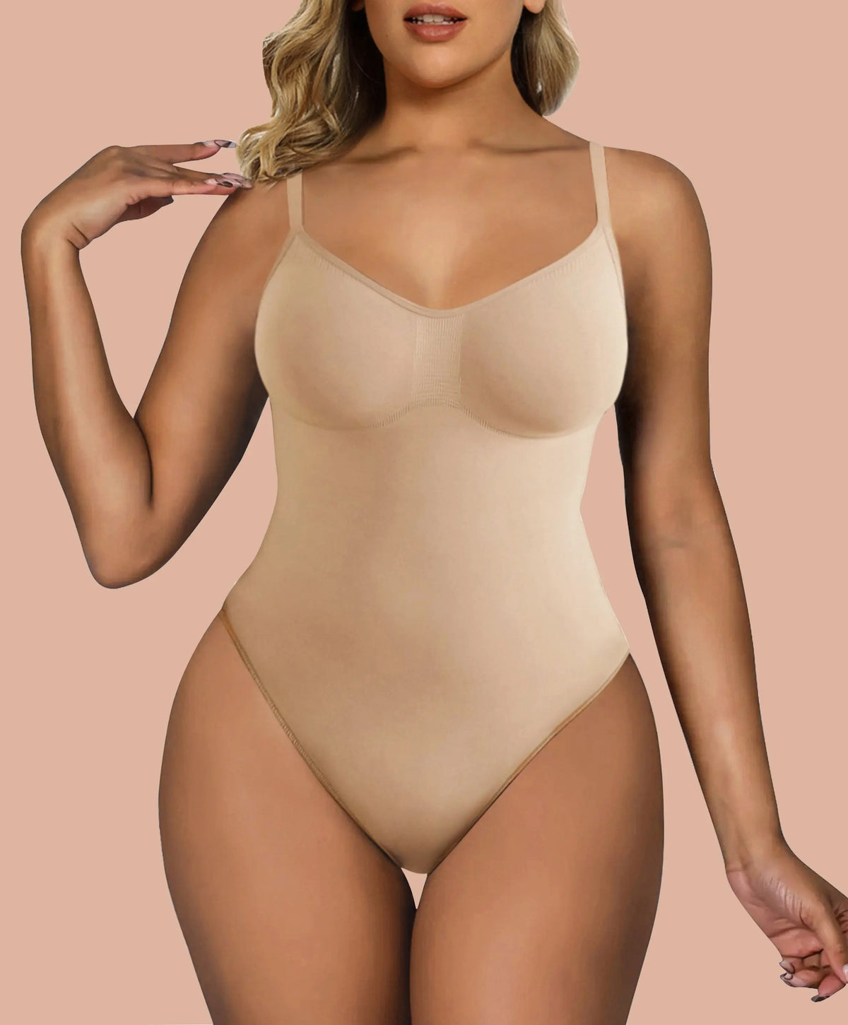 DTBPRQ Bodysuit for Women Tummy Control Shapewear Seamless