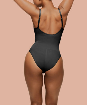 GOYMFK Women Body Shaper Waist Trainer Tummy Control Shapewear Butt Lifter  Low Back Thong Bodysuits Daily Use Plus Size (Color : Black, Size : Small)  at  Women's Clothing store
