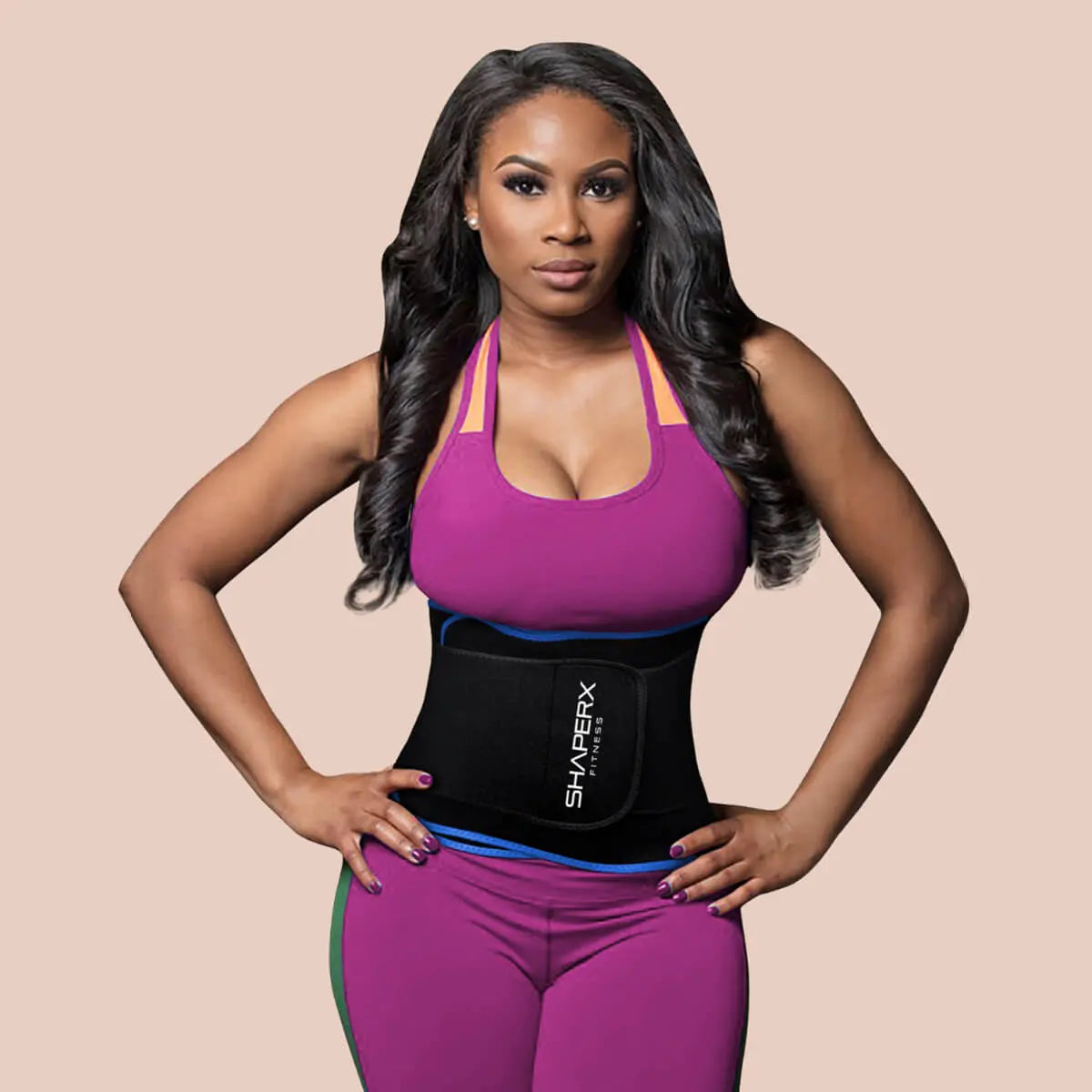 CYDZSW Waist Trainers for Women,Stomach Wraps,Sweat Belt,Belly Shaper Band  Waist Trimmer Workout Gym Accessories Pink(43''x8'')