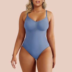 Removable Straps Shapewear Bodysuit Women Sexy Seamless String Thong  Bodysuit Shapers Tummy Control Lift Up Thigh Body Shaper - AliExpress