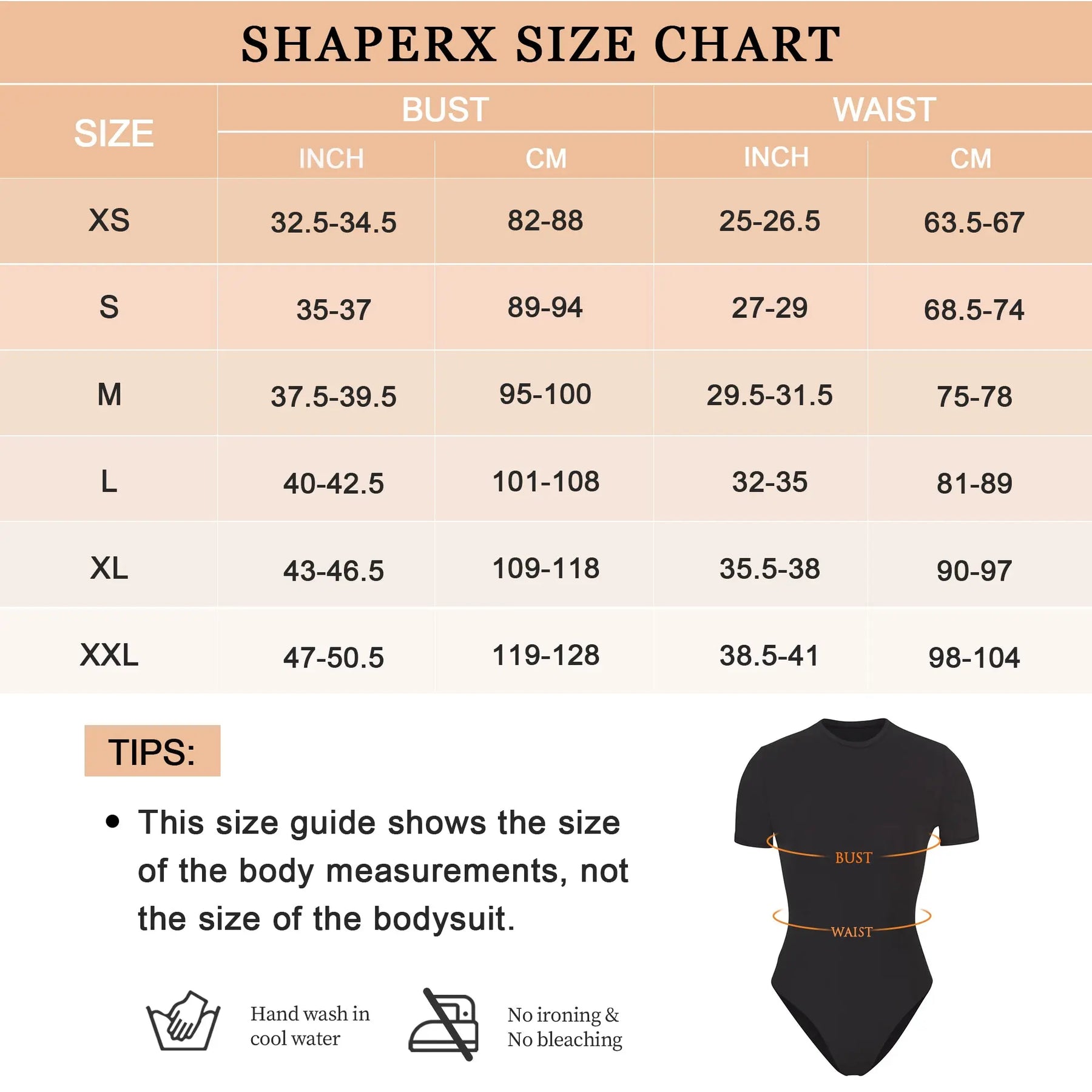 shapermax Short Sleeve Bodysuit Tops Crew Neck Thong Body Suit